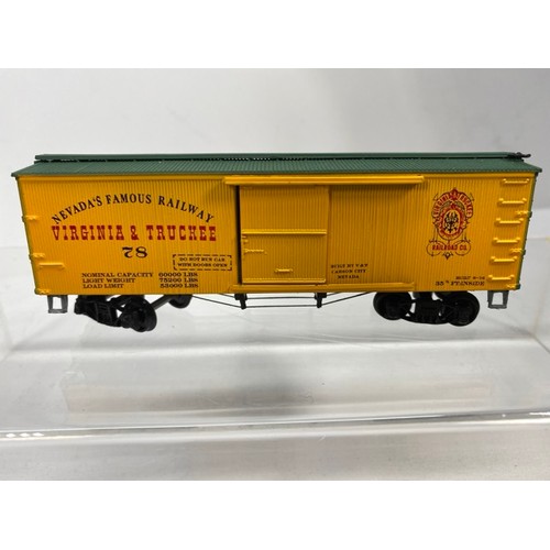 354 - Six Kit-built HO North American Virginia & Truckee Wagons, Lovely Detail visible and on chassis, one... 