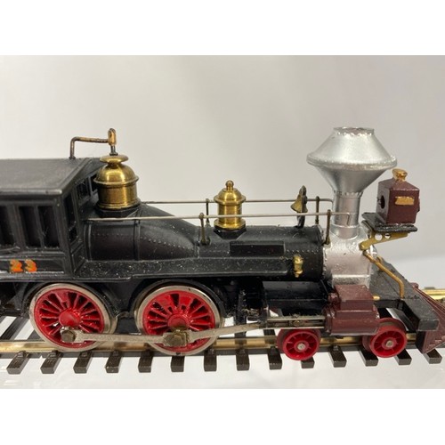 358 - Two Ho Gauge 4-4-0 Steam Locomotives Virginia & Trunkee Rail Road, Genoa and No.33, metal constructi... 