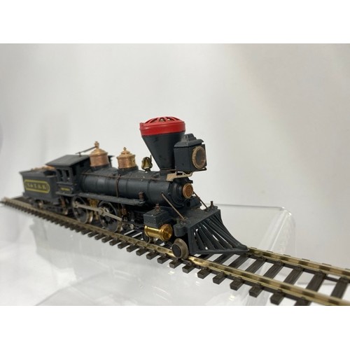 358 - Two Ho Gauge 4-4-0 Steam Locomotives Virginia & Trunkee Rail Road, Genoa and No.33, metal constructi... 