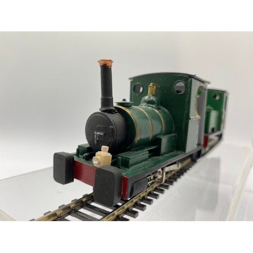 368 - Two On16.5 locomotives of metal & plastic construction each with driver. (1:43.5 scale) runs on OO/H... 