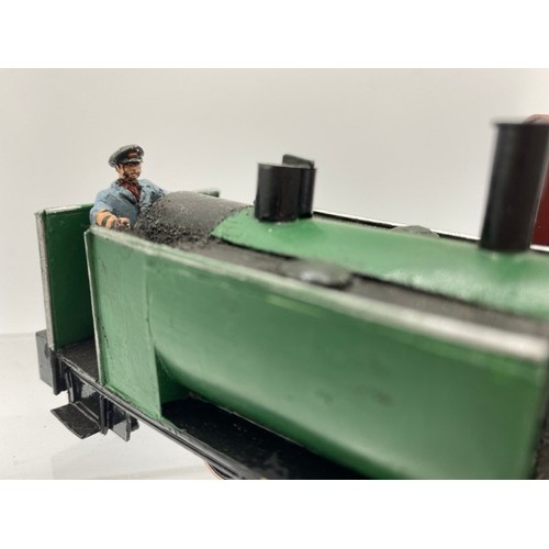 370 - Two On16.5 locomotives of metal & plastic construction each with driver. (1:43.5 scale) runs on OO/H... 