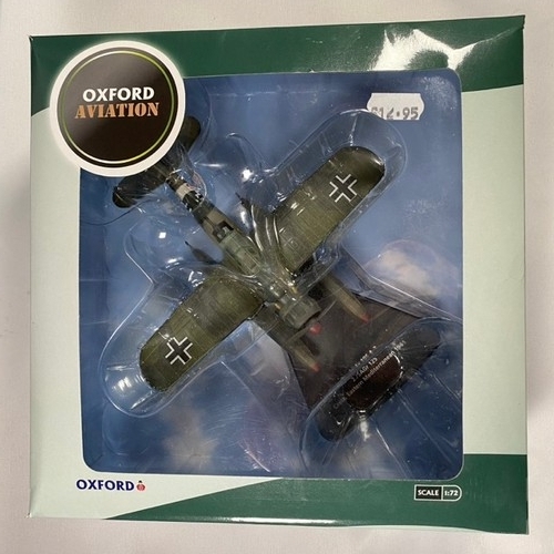 505 - Oxford Aviation 1:72 scale models Arado AR196, FWTa 152, Heinkel HE162, Kawasaki Ki-61 Hien, Ki-84 w... 