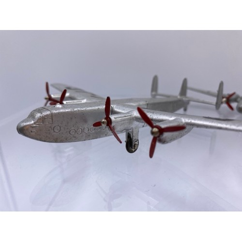 506 - 4 Die-Cast Aeroplanes. Dinky Viking Aeroplane and Dinky York Aeroplane made by Meccano and a 62g Lon... 