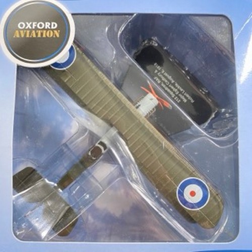 508 - 3 Oxford Diecast Front line fighter planes, Nakajima Ki43 AC039, Bristol F2B Royal Flying Corps AD00... 