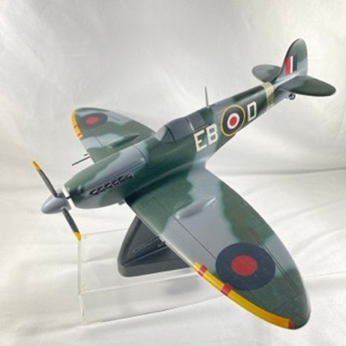 501 - Replica model Asisbiz Spitfire XII RAF 41Sqn EBD MB858 Westhampnett 1943, wing span 48cm, nose to ta... 