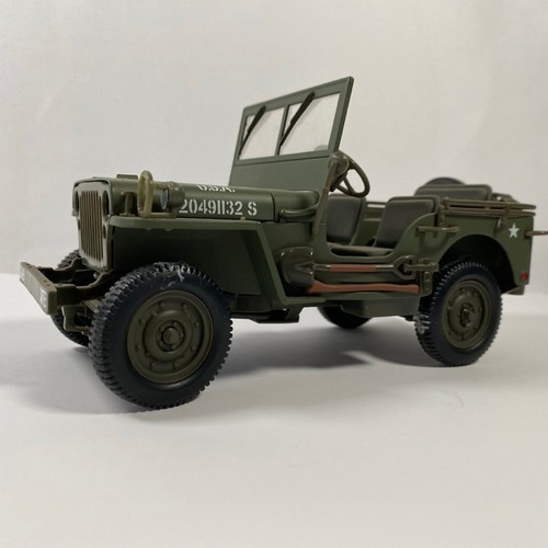 526 - Willy's Jeep 1:18 by GATE Models USA military vehicle unboxed - Good (1) 350g