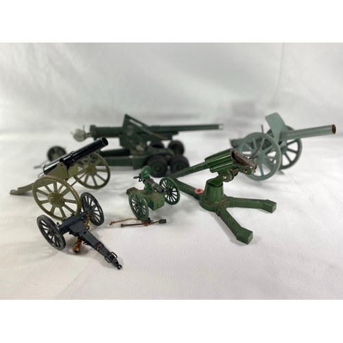 537 - Britains Die-Cast 155mm Gun No 2064 (617492), Vintage ASTRA Anti Aircraft Gun Model 1940's, Play Me ... 