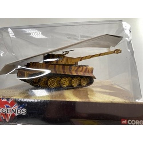 540 - Ten Corgi 1:50 scale military vehicles and tanks, all boxed except Corgi CC60103 Churchill Tank, als... 