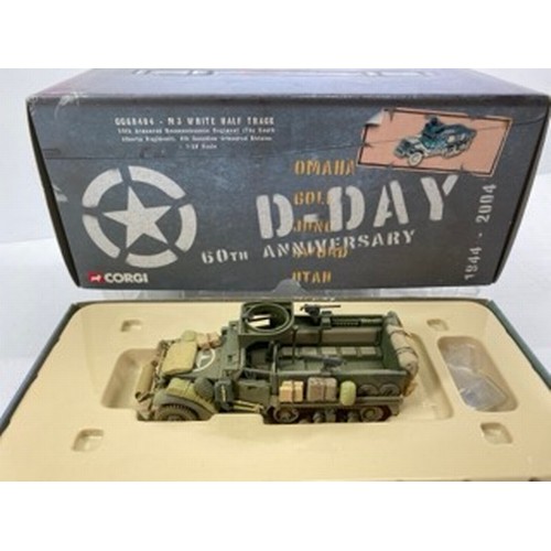 540 - Ten Corgi 1:50 scale military vehicles and tanks, all boxed except Corgi CC60103 Churchill Tank, als... 