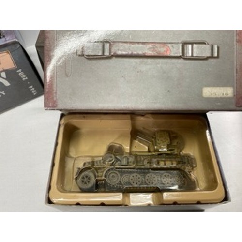 540 - Ten Corgi 1:50 scale military vehicles and tanks, all boxed except Corgi CC60103 Churchill Tank, als... 