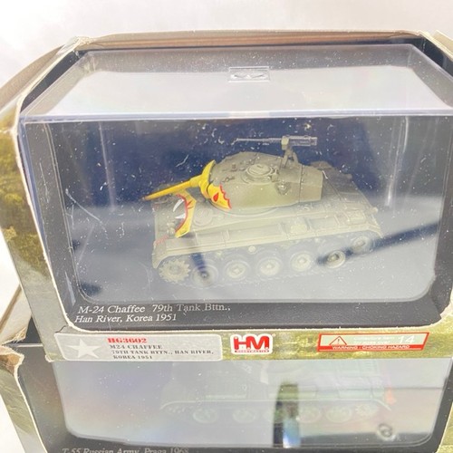 541 - Hobby Master 1:72 Die-cast Tanks (7) and Armoured Fighting Vehicles (4), all in display case except ... 