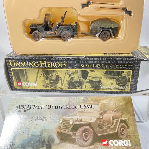 549 - 7 1:43 scale military vehicles and tanks, including Corgi US51101 M113 ACAV US army, Corgi 50101 M15... 