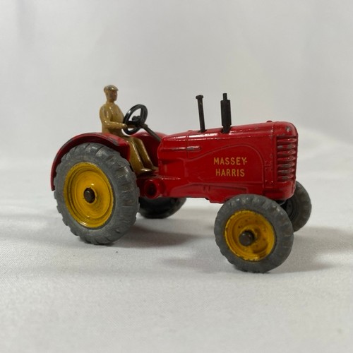 571 - Britains, Dinky, Corgi and Matchbox Farm Agricural vehicles and machines in play worn condition, Cor... 