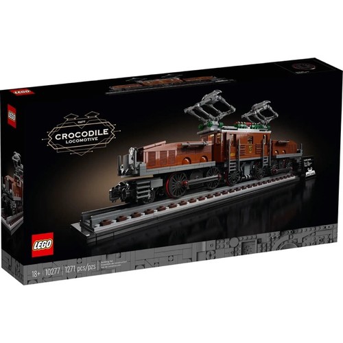 665 - Lego 10277 Crocodile Locomotive 1271 pcs, previously built and carefully opened box. All pieces expe... 