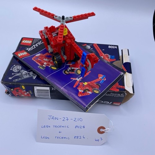 666 - Lego Technic 8024 complete set in original box with instructions - This small set was released in 19... 