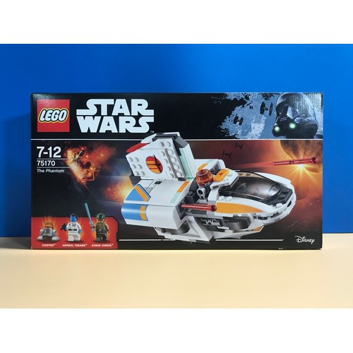 672 - Two Lego Star Wars sets 75170 The Phantom and 75164 Rebel Trooper Battle Pack, Both Sealed and Star ... 