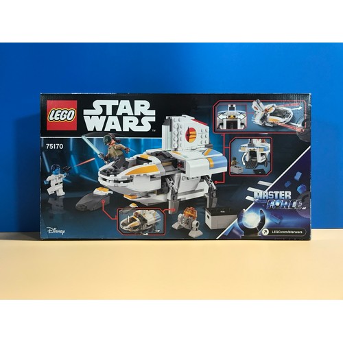 672 - Two Lego Star Wars sets 75170 The Phantom and 75164 Rebel Trooper Battle Pack, Both Sealed and Star ... 