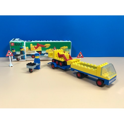 667 - Two Vintage Lego sets including Legoland c692 Road Repair Crew and Lego Windmill 1976 set, along wit... 