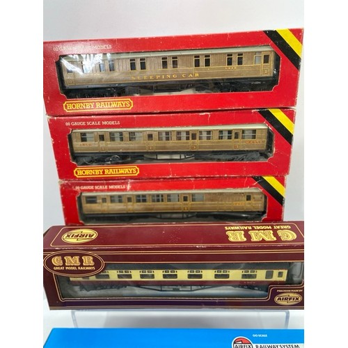 157 - 17 OO gauge coaches including Hornby, Airfix, Lima and Triang, Three Triang Crimson/Cream 1st, Resta... 