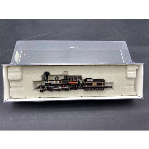 290 - N Gauge Micro ACE A0291 Benkei JGR Class 7100 2-6-0 Mogul & Tender - Loco Very Good, Case Good, Test... 