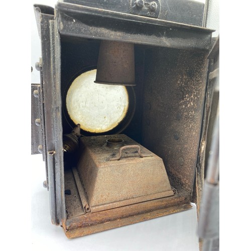 320A - BR Oil Signal Lamp appears complete with Red Lens and Sherwoods Burner and another incomplete with M... 