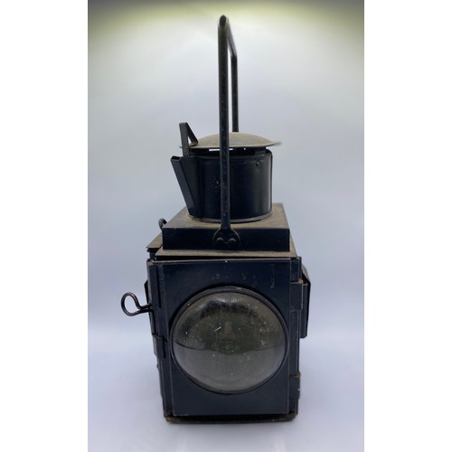 320A - BR Oil Signal Lamp appears complete with Red Lens and Sherwoods Burner and another incomplete with M... 