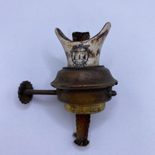 320A - BR Oil Signal Lamp appears complete with Red Lens and Sherwoods Burner and another incomplete with M... 