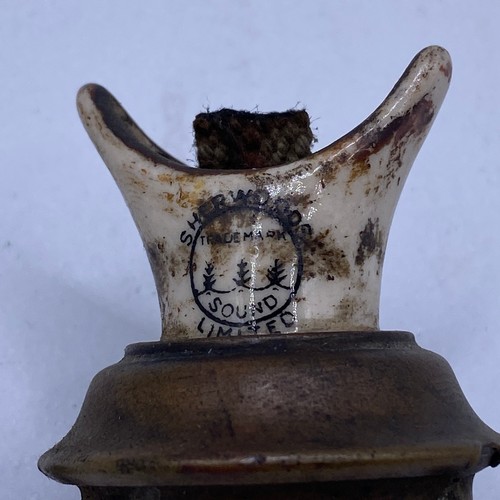 320A - BR Oil Signal Lamp appears complete with Red Lens and Sherwoods Burner and another incomplete with M... 