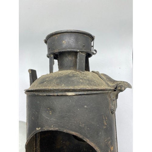 320A - BR Oil Signal Lamp appears complete with Red Lens and Sherwoods Burner and another incomplete with M... 