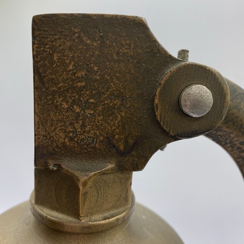 319A - GWR Steam lever Cab operated Whistle, stands 12in tall and has a bell diameter of 3.5 inches, Believ... 