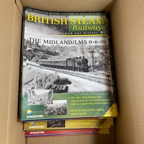 203 - A complete and definitive record of British Steam Railways captured on film and in print, 96 vhs vid... 