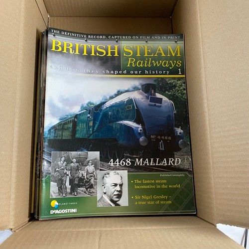 203 - A complete and definitive record of British Steam Railways captured on film and in print, 96 vhs vid... 