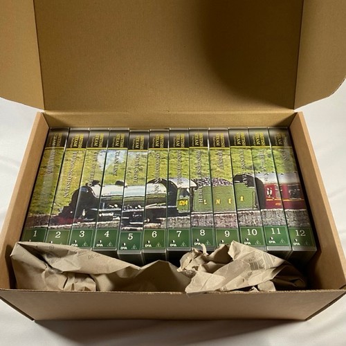 203 - A complete and definitive record of British Steam Railways captured on film and in print, 96 vhs vid... 