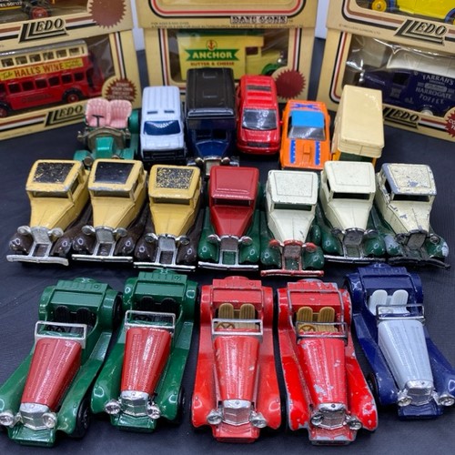 11 - 42 die-cast LLedo Days Gone and Promotional models boxed, models appear to have not been removed fro... 