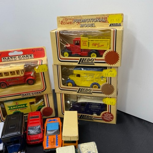 11 - 42 die-cast LLedo Days Gone and Promotional models boxed, models appear to have not been removed fro... 