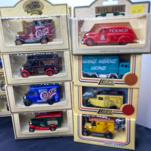 11 - 42 die-cast LLedo Days Gone and Promotional models boxed, models appear to have not been removed fro... 