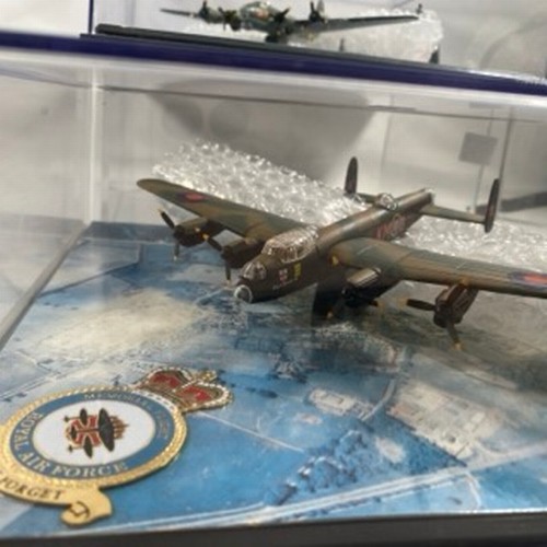 3 - 2 Corgi Aviation three plane sets: 49501 Battle of Britain Memorial Flight with Lancaster, Spitfire ... 