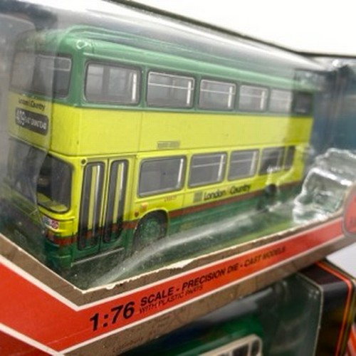 19 - 5 Exclusive First Editions 1:76 scale Buses, Leyland Olympian type C London & Country 29702, Alexand... 