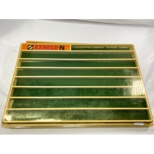 373 - Ten Arnold-N Dealer Display Trays Plastic, Suitable for storage of N Gauge Locomotives and Rolling S... 