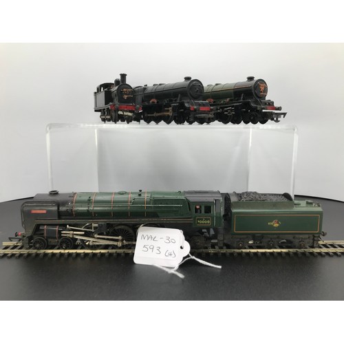 275 - Four Triang Hornby OO Steam Locomotives One runner others Spares/Repair, Triang R259 4-6-2 Britannia... 