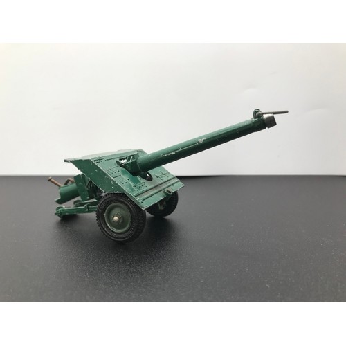 106 - Three Die-cast Field Guns and Two Medieval Battle Scenes, Britains Field Gun with Functioning Spring... 