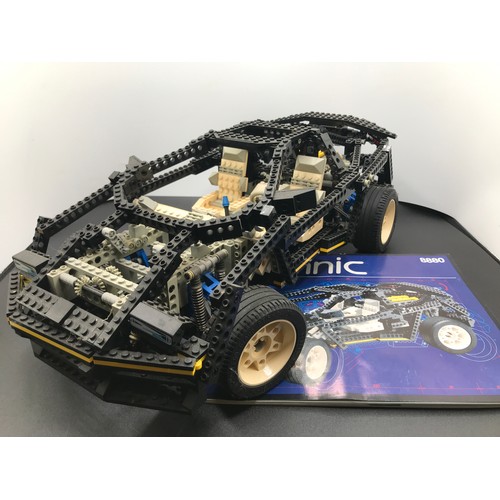 146 - Lego Technic 8880 The Super Car Built with Box, First released in 1994, Appears Complete, Includes I... 