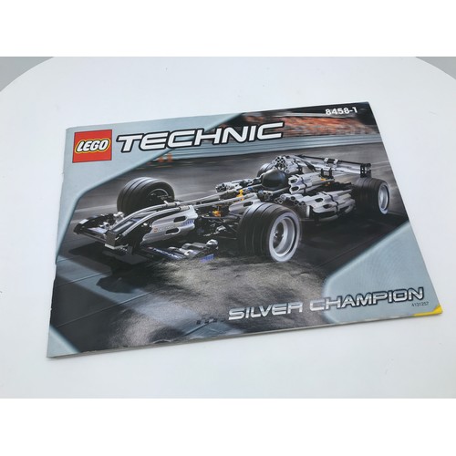 144 - Lego Technic 8458-1 Silver Champion Built with Box, First released in 2000, Appears Complete (except... 