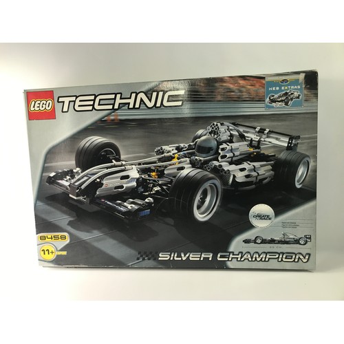 144 - Lego Technic 8458-1 Silver Champion Built with Box, First released in 2000, Appears Complete (except... 