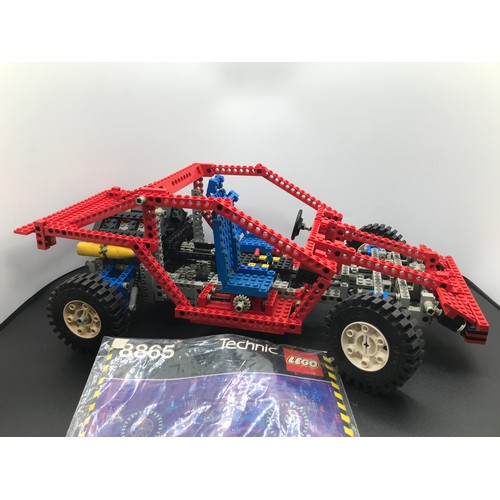 151 - Lego Technic 8865 Test Car Built with Box, First released in 1988, Appears Complete, Includes Instru... 