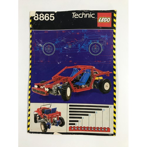 151 - Lego Technic 8865 Test Car Built with Box, First released in 1988, Appears Complete, Includes Instru... 