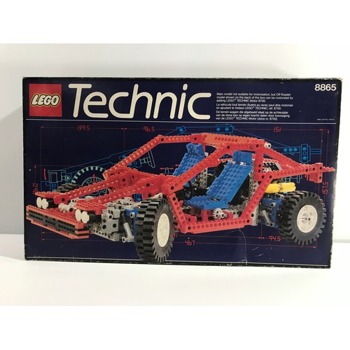 151 - Lego Technic 8865 Test Car Built with Box, First released in 1988, Appears Complete, Includes Instru... 