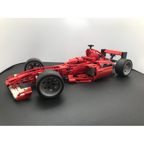 145 - Lego Technic 8386 Ferrari F1 Racer 1:10 Built with Box, First released in 2004, Appears Complete, In... 