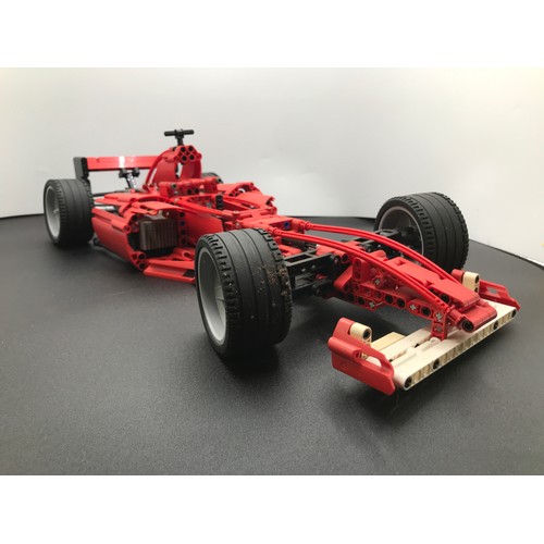 145 - Lego Technic 8386 Ferrari F1 Racer 1:10 Built with Box, First released in 2004, Appears Complete, In... 