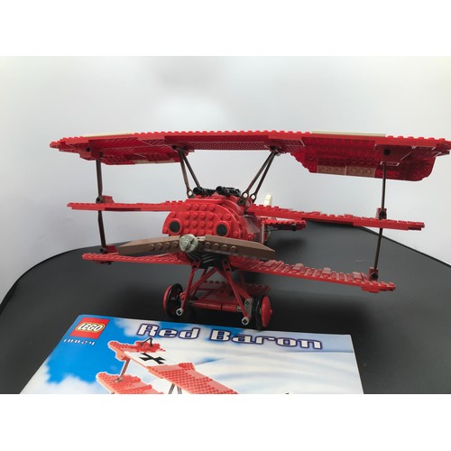 165 - Lego Creator Expert 10024 Red Baron Built with Box, First released in 2002, Appears Complete, Includ... 